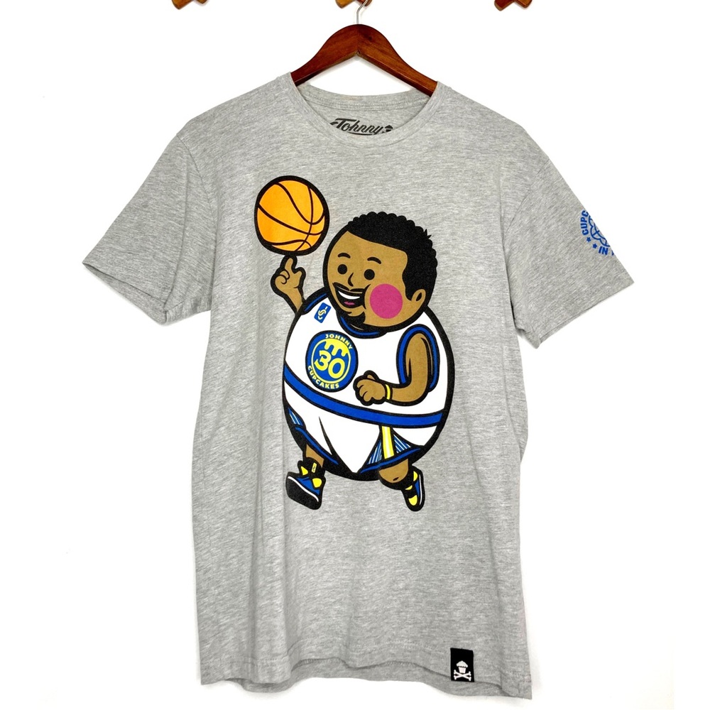 JOHNNY CUPCAKES STEPH CURRY Big Kid MVP Golden State Warriors #30 Graphic Tee - Picture 12 of 12